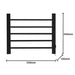 Pronti Heated Electric Towel Bathroom Rack Ev-90- Black