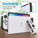 Tpu & Pc Protective Dockable Case for Nintendo Switch Oled