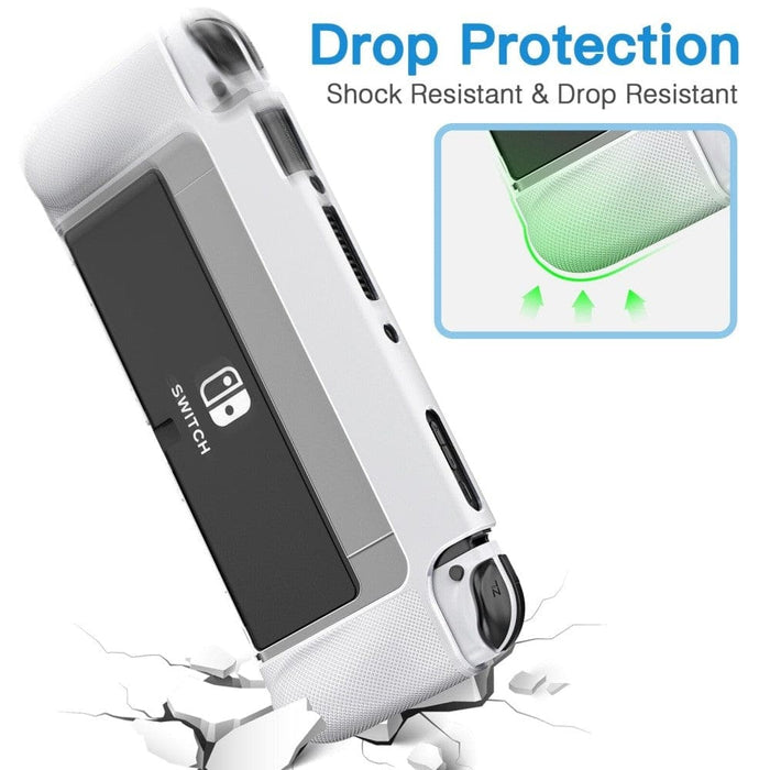 Tpu & Pc Protective Dockable Case for Nintendo Switch Oled