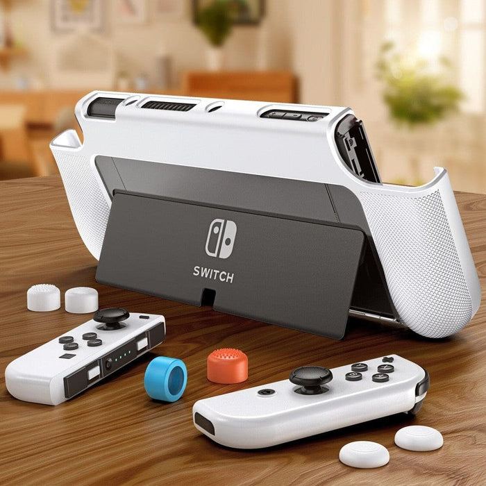 Tpu & Pc Protective Dockable Case for Nintendo Switch Oled