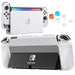 Tpu & Pc Protective Dockable Case for Nintendo Switch Oled