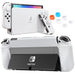 Tpu & Pc Protective Dockable Case for Nintendo Switch Oled