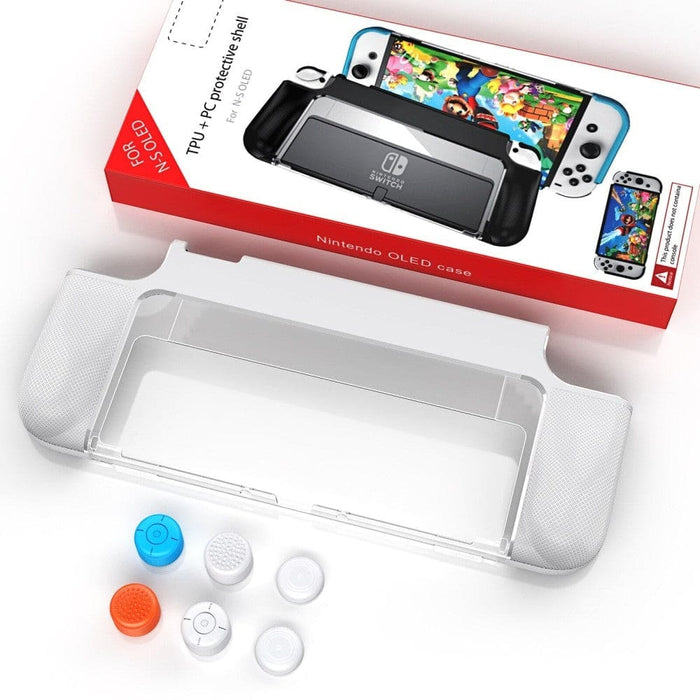 Tpu & Pc Protective Dockable Case for Nintendo Switch Oled