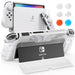 Tpu & Pc Protective Dockable Case for Nintendo Switch Oled