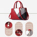 Pu Colorblock Ladies Handbag