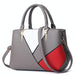 Pu Colorblock Ladies Handbag