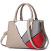 Pu Colorblock Ladies Handbag