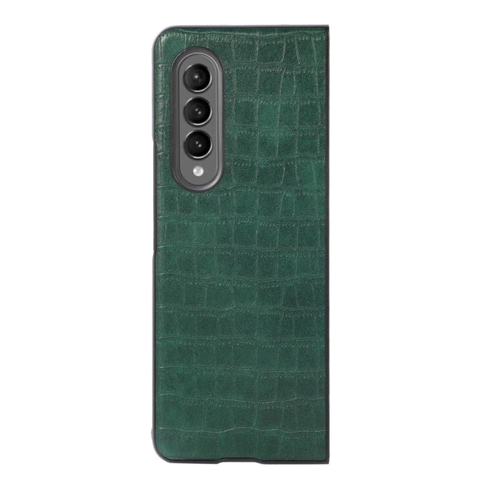 Pu Leather Crocodile Texture Fold 4 Phone Case