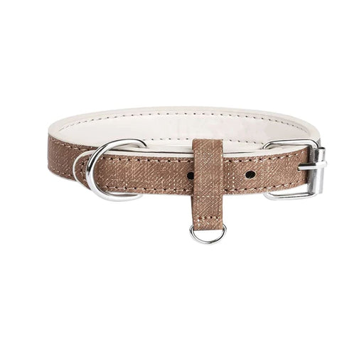 Pu Leather Dog Collar Adjustable Breathable