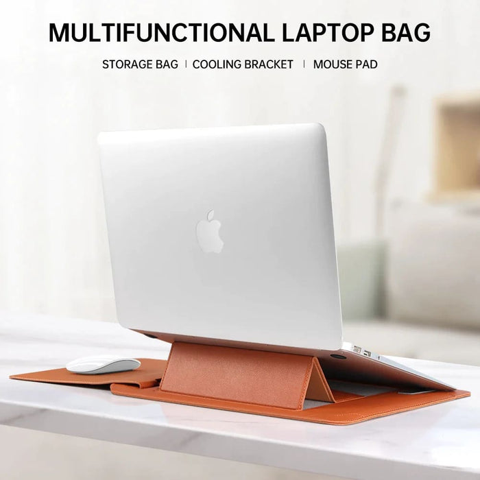 Pu Leather Laptop Sleeve For Macbook Air Pro 12 15.6 Inch