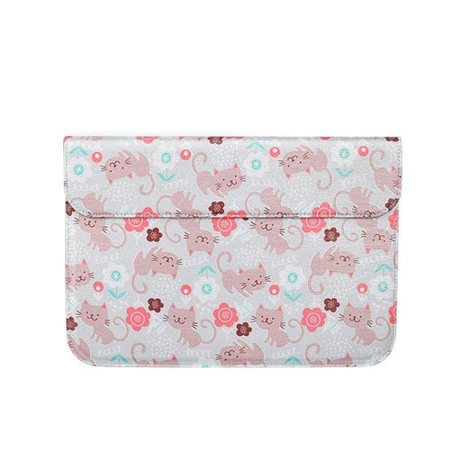 Pu Nylon Laptop Sleeve Bag For 13.3 Inch Laptops Cat Design