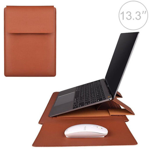 Pu05 Sleeve Leather Case Carrying Bag For 13.3 Laptop