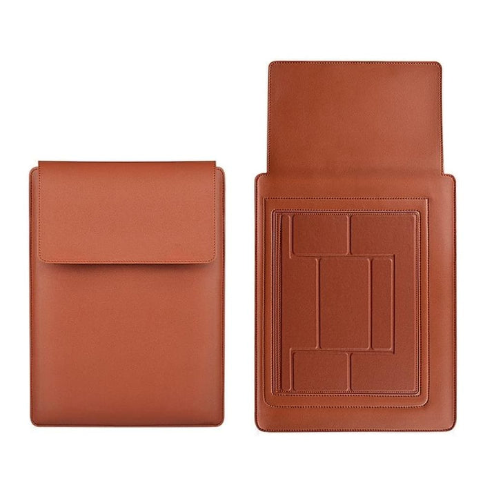 Pu05 Sleeve Leather Case Carrying Bag With Small Storage