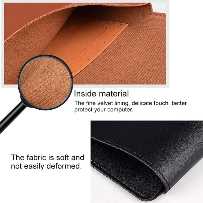 Pu05 Sleeve Leather Case Carrying Bag With Small Storage