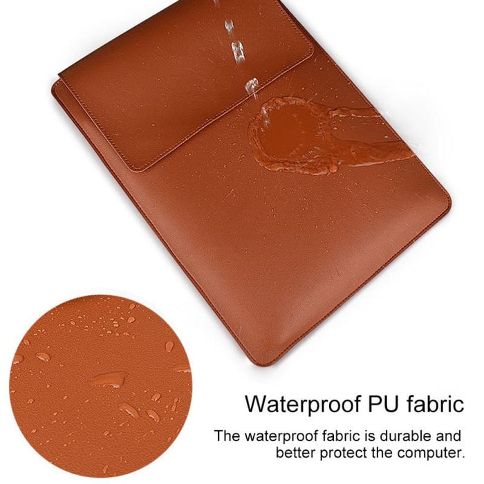 Pu05 Sleeve Leather Case Carrying Bag With Small Storage