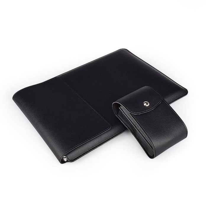 Pu05 Sleeve Leather Case Carrying Bag With Small Storage