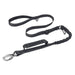 No Pull Bungee Dog Leash Reflective Padded Handle Car Seat