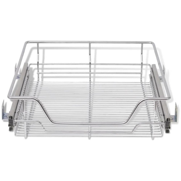 Pull - out Wire Baskets 2 Pcs Silver 500 Mm Pbanb