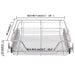 Pull - out Wire Baskets 2 Pcs Silver 500 Mm Pbanb