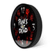Punk Rock Modern Wall Clock Punk’s not Dead Words