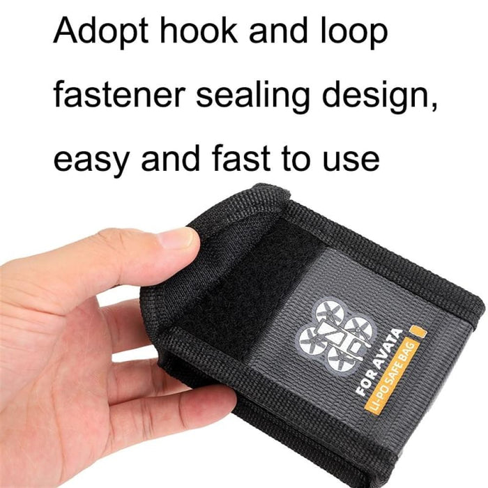 Put 2 Batteries Battery Explosion Proof Bag for Dji Avata