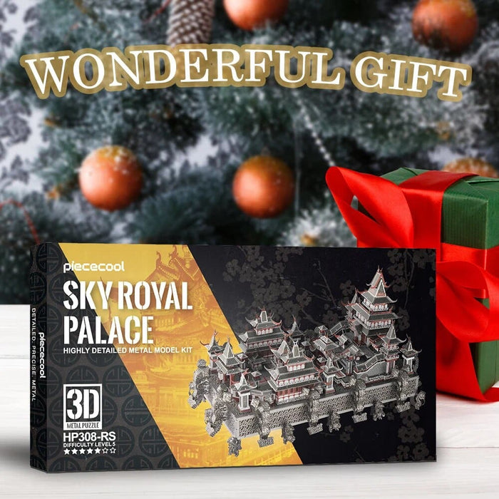 3d Puzzles Sky Royal Palace Metal Model Building Kits Diy