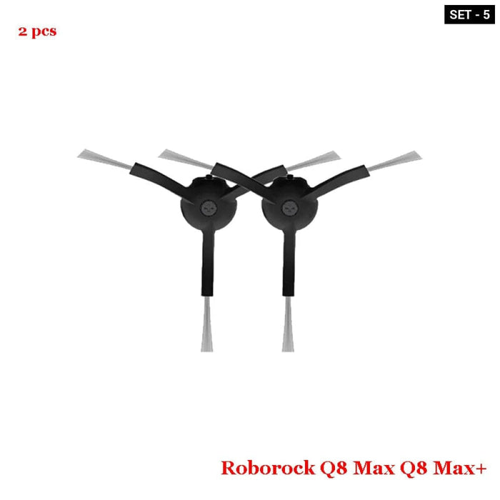 Q8 Max Vacuum Parts Roller Brush Mop Filter Bags Side