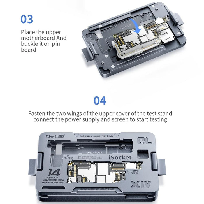 Qianli Isocket Motherboard Laye Test Fixture For Iphone 14