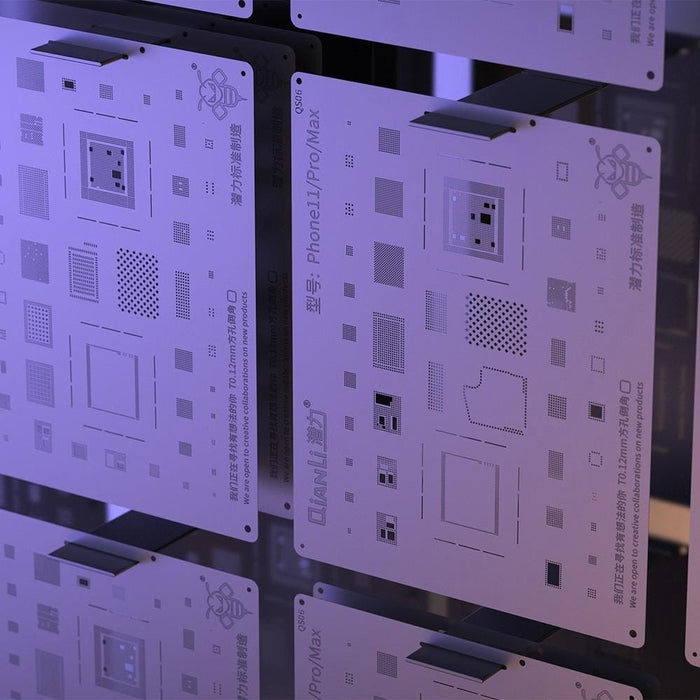 Qianli Qs02 Bumblebee Stencils Bga Reballing Planting Tin