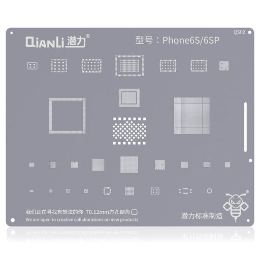 Qianli Qs02 Bumblebee Stencils Bga Reballing Planting Tin