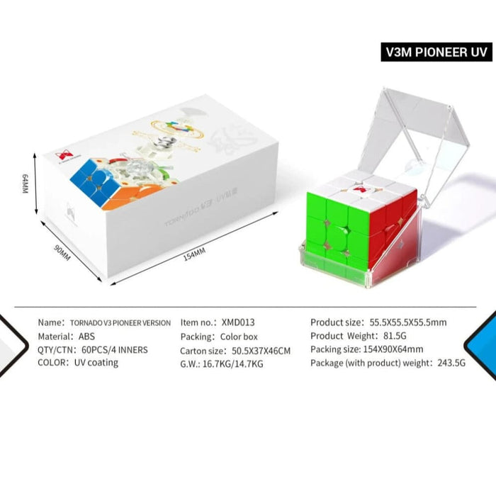Qiyi x Man Tornado V3m Magnetic Speed Cube