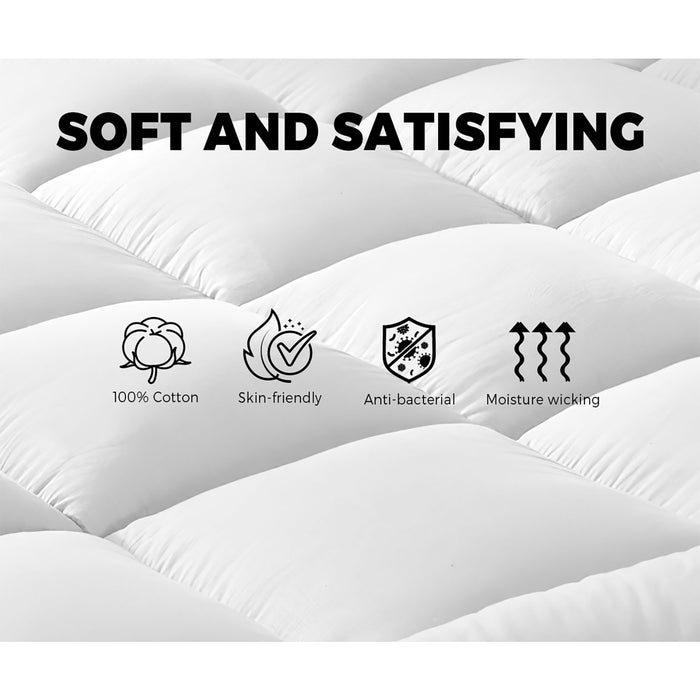 Microfibre Bamboo Quilt 400Gsm Summer Winter Duvet Doona All Season Double