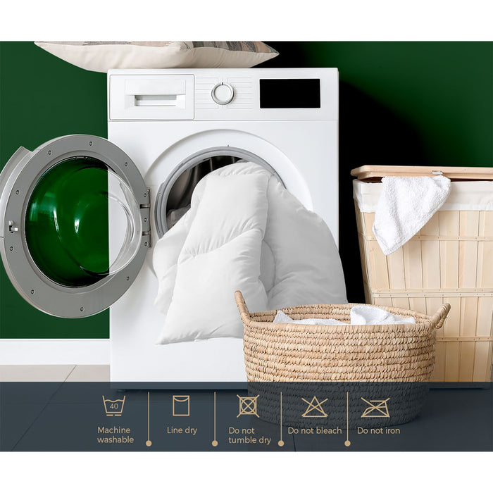 Microfibre Bamboo Quilt 400Gsm Summer Winter Duvet Doona All Season Double