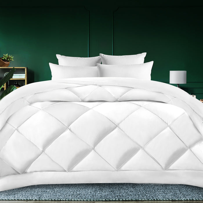 Microfibre Bamboo Quilt 400Gsm Summer Winter Duvet Doona All Season Double