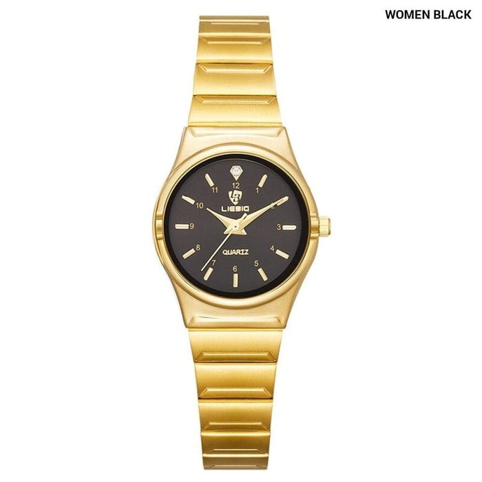 Quart Movement Women Mens Watches Luxury Stainless Steel