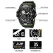 Quartz 50m Waterproof Week Display Led Digital 8055 Men