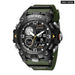 Quartz 50m Waterproof Week Display Led Digital 8055 Men