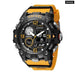 Quartz 50m Waterproof Week Display Led Digital 8055 Men