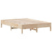 Queen Size Bed Frame 150x200 Cm Solid Wood Pine Naxlka
