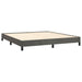 Queen Size Bed Frame Dark Grey 153x203 Cm Velvet Taibob