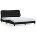 Queen Size Bed Frame With Headboard Black 152x203 Cm Faux