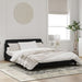Queen Size Bed Frame With Headboard Black 152x203 Cm Velvet