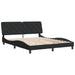 Queen Size Bed Frame With Headboard Black 152x203 Cm Velvet