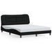 Queen Size Bed Frame With Headboard Black 153x203 Cm Fabric