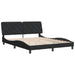 Queen Size Bed Frame With Headboard Black 153x203 Cm Velvet