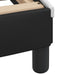Queen Size Bed Frame with Headboard Black and White 152x203