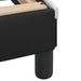 Queen Size Bed Frame with Headboard Black and White 152x203