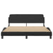 Queen Size Bed Frame with Headboard Black and White 152x203