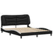 Queen Size Bed Frame With Headboard Black And White 152x203