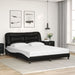 Queen Size Bed Frame With Headboard Black And White 153x203